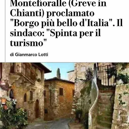 La Meridiana In Montefioralle דירה גרבה אין קיאנטי